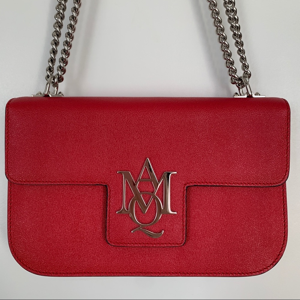 Authentic Alexander McQueen Leather Chain AMQ Bag